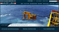 Desktop Screenshot of primemarineinc.com